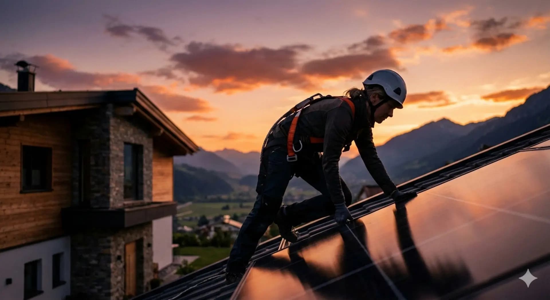 Photovoltaik Monteur Dach