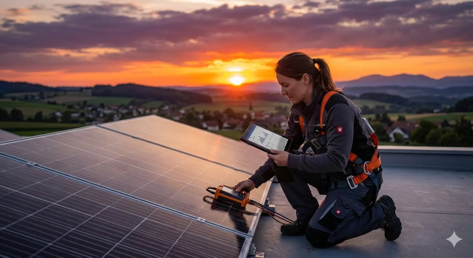 Servicetechniker Photovoltaik